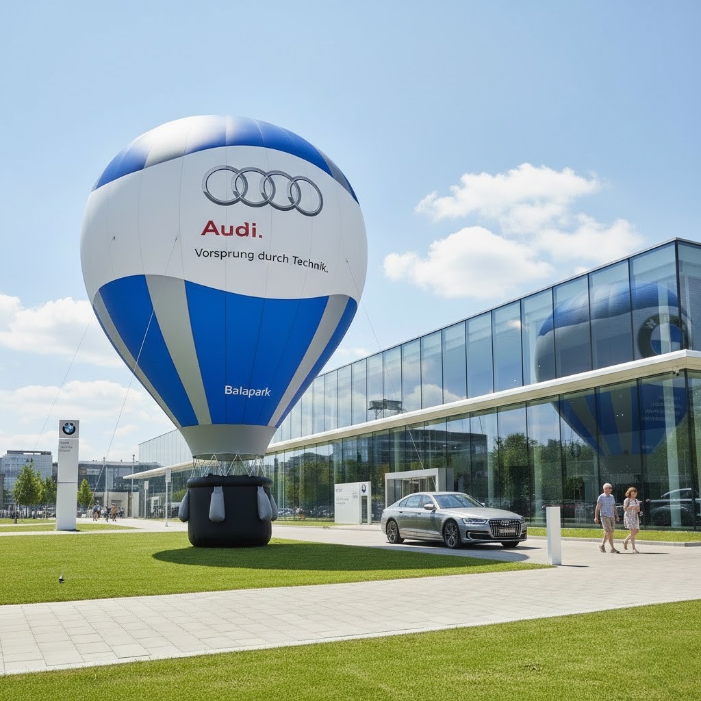Audi Şişme Yer Balonu (Arka Plan Reklam Balonu)