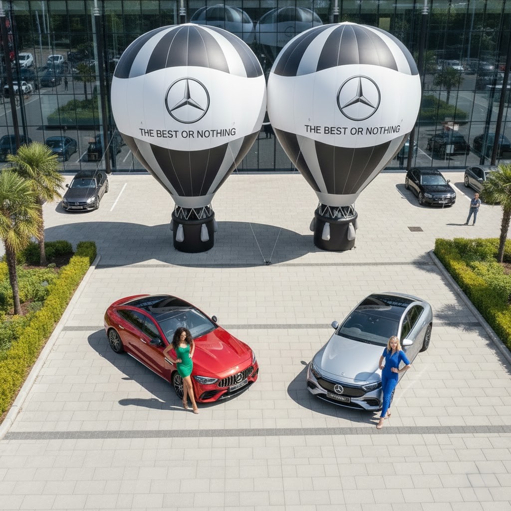 Mercedes Giant Promotion & Event Inflatable (Inflatable Truck Model)
