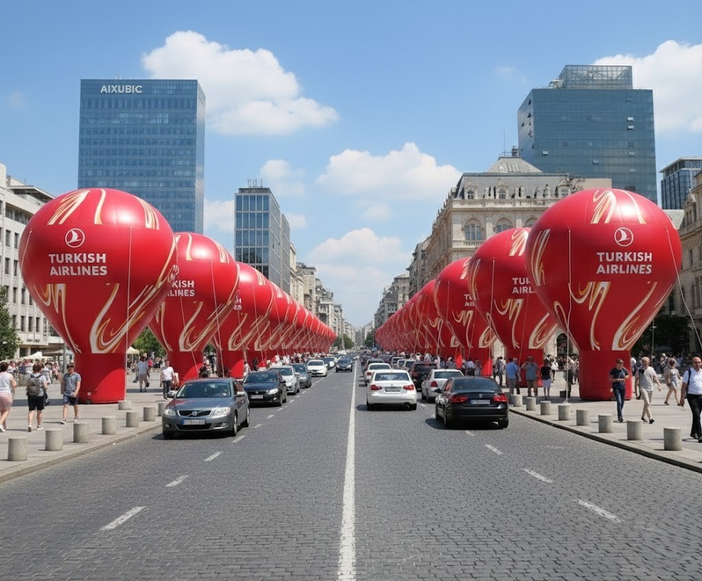Turkish Airlines Advertising Balloon 8 Meter