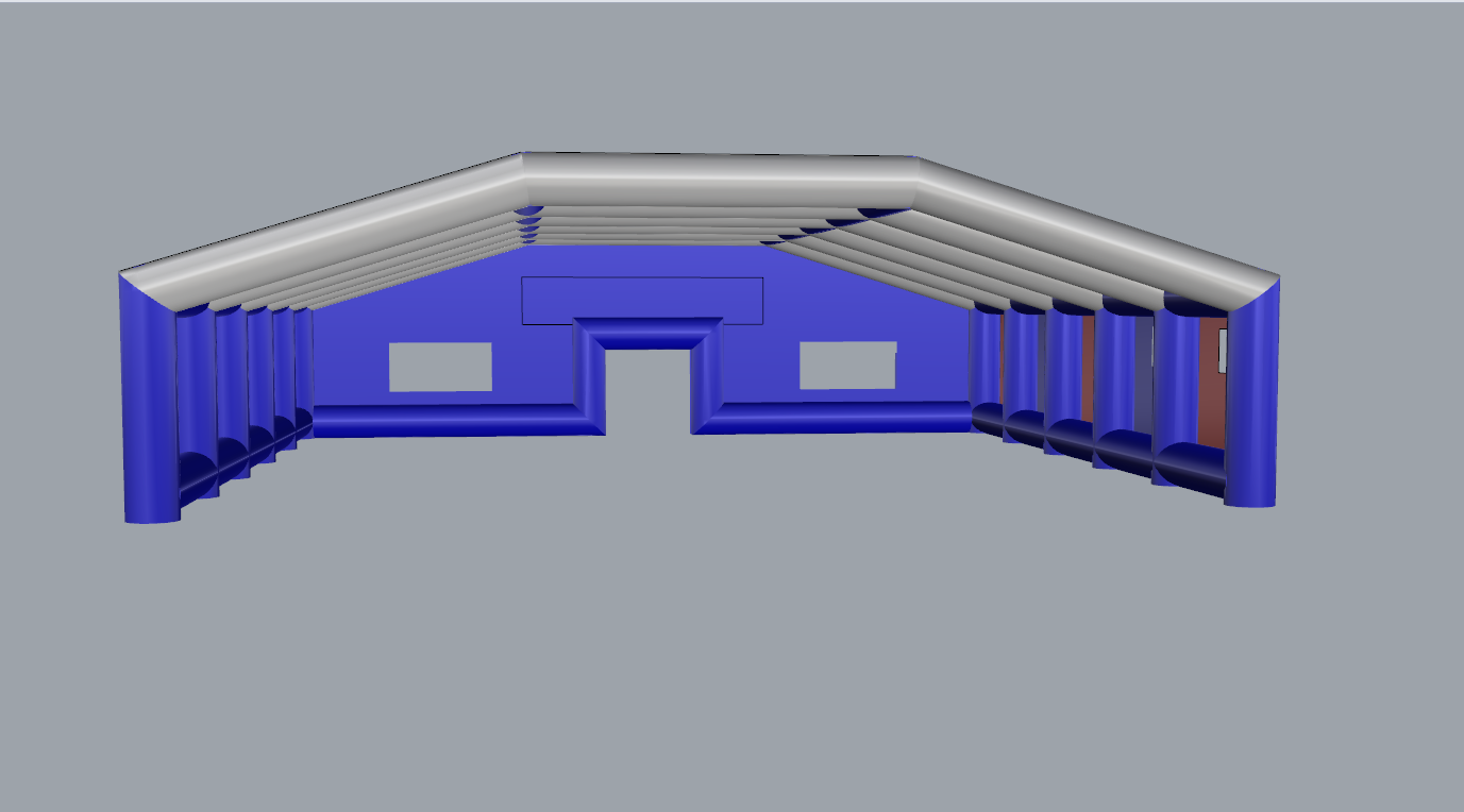Inflatable Condolence Tent 21x21x6
