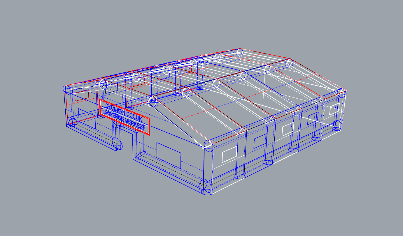 Inflatable Condolence Tent 21x21x6