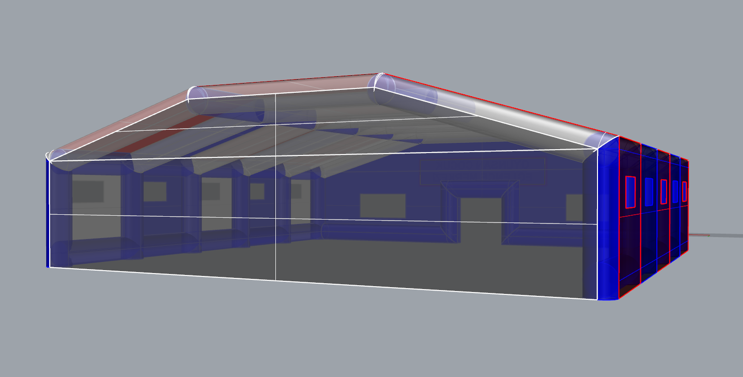 Inflatable Condolence Tent 21x21x6