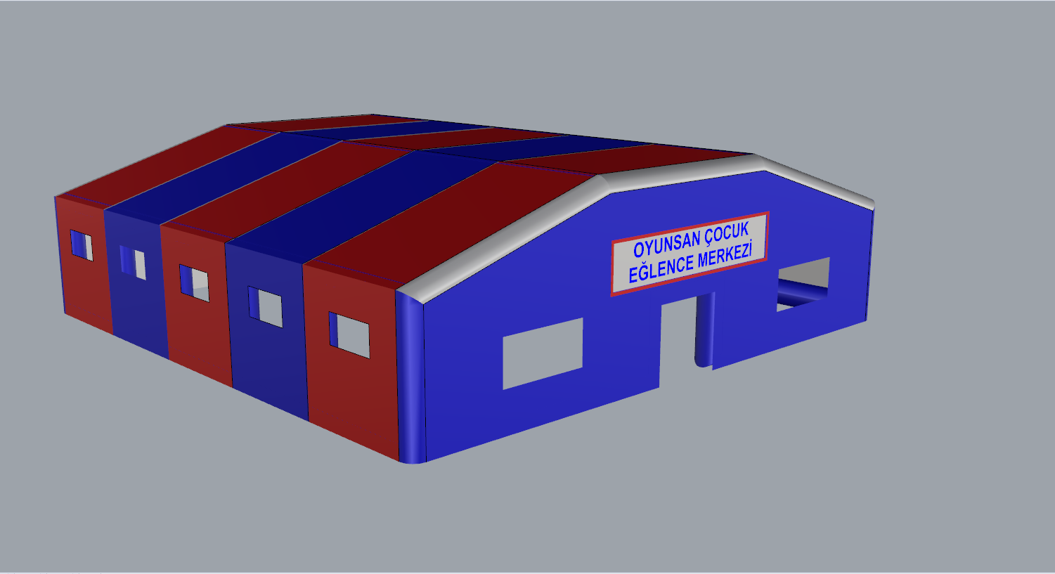 Inflatable Condolence Tent 21x21x6