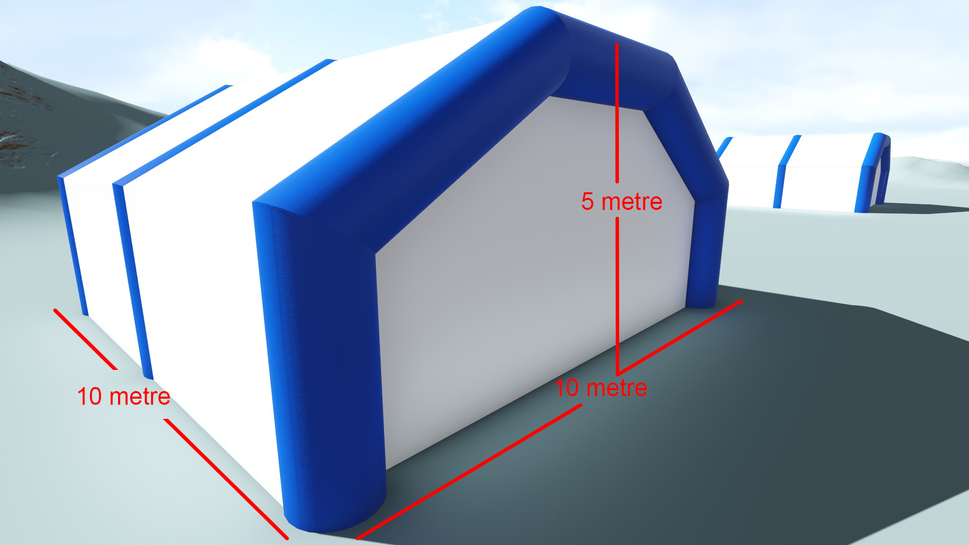 Inflatable First Response Tent