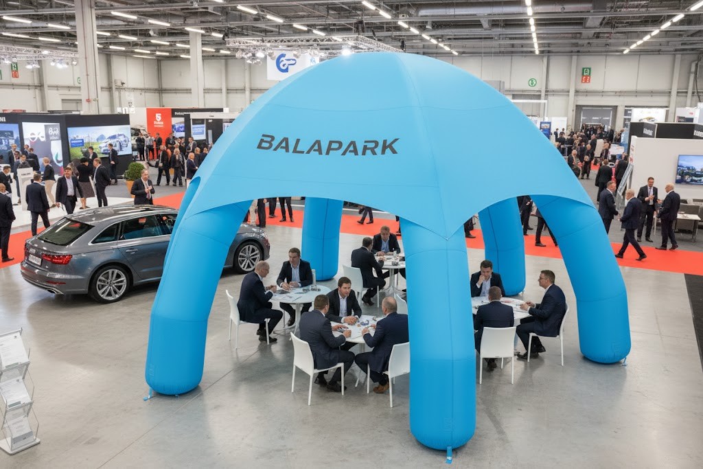 خيمة العنكبوت القابلة للنفخ (8×8، 6 أرجل)