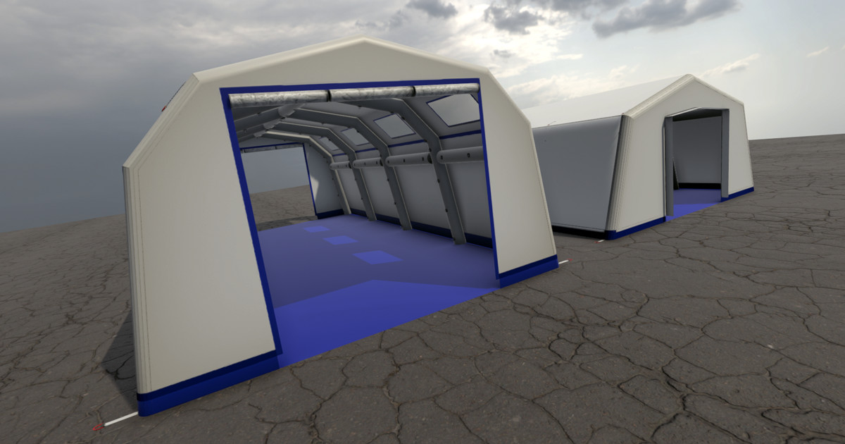 Şişme İlk Yardım Çadırı 7×5 | İlk Müdahale Çadırı | Şişme Park Ürünleri | Balapark