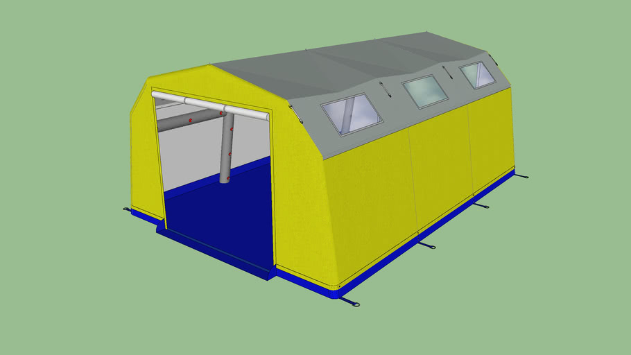 Надувная палатка первой помощи 7×5