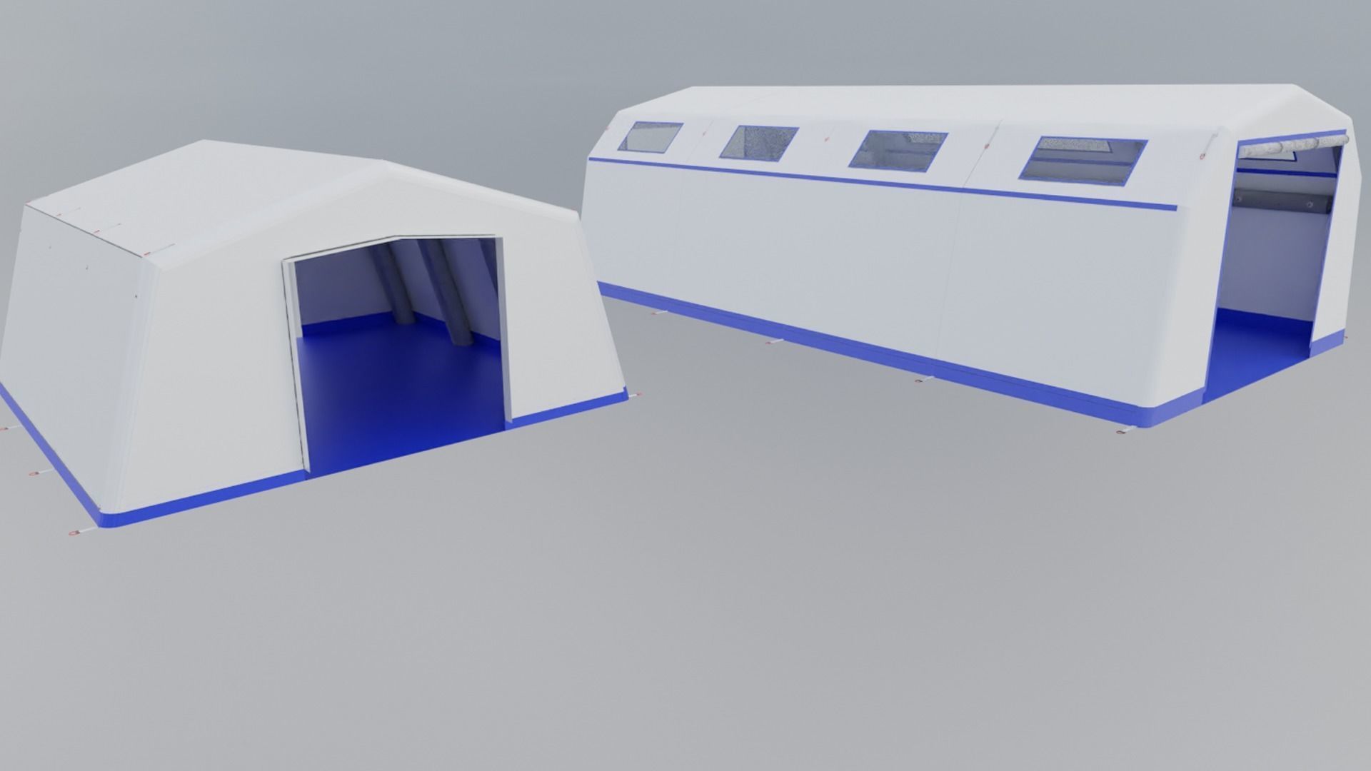 Надувная палатка первой помощи 7×5