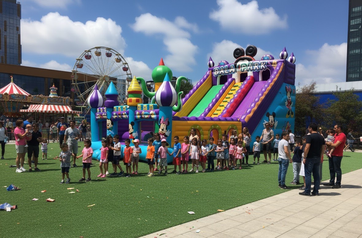 12x6 Şişme Maymunlu