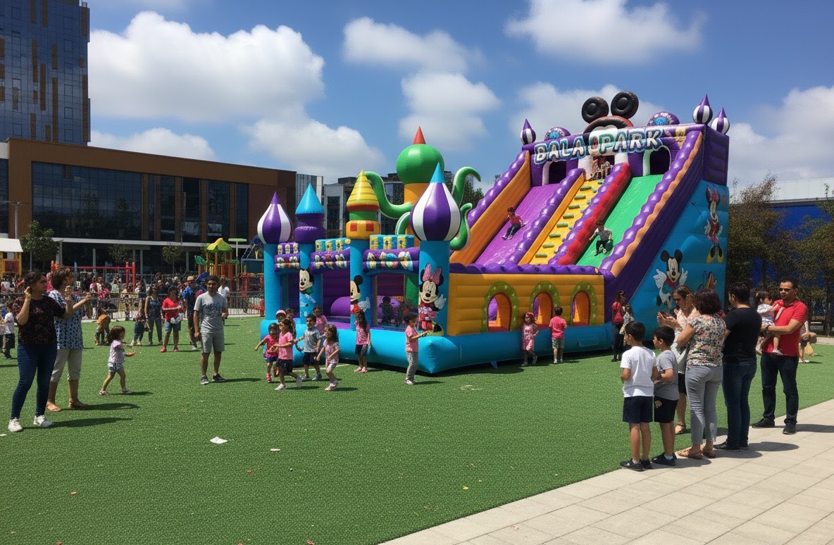 12x6 Şişme Maymunlu