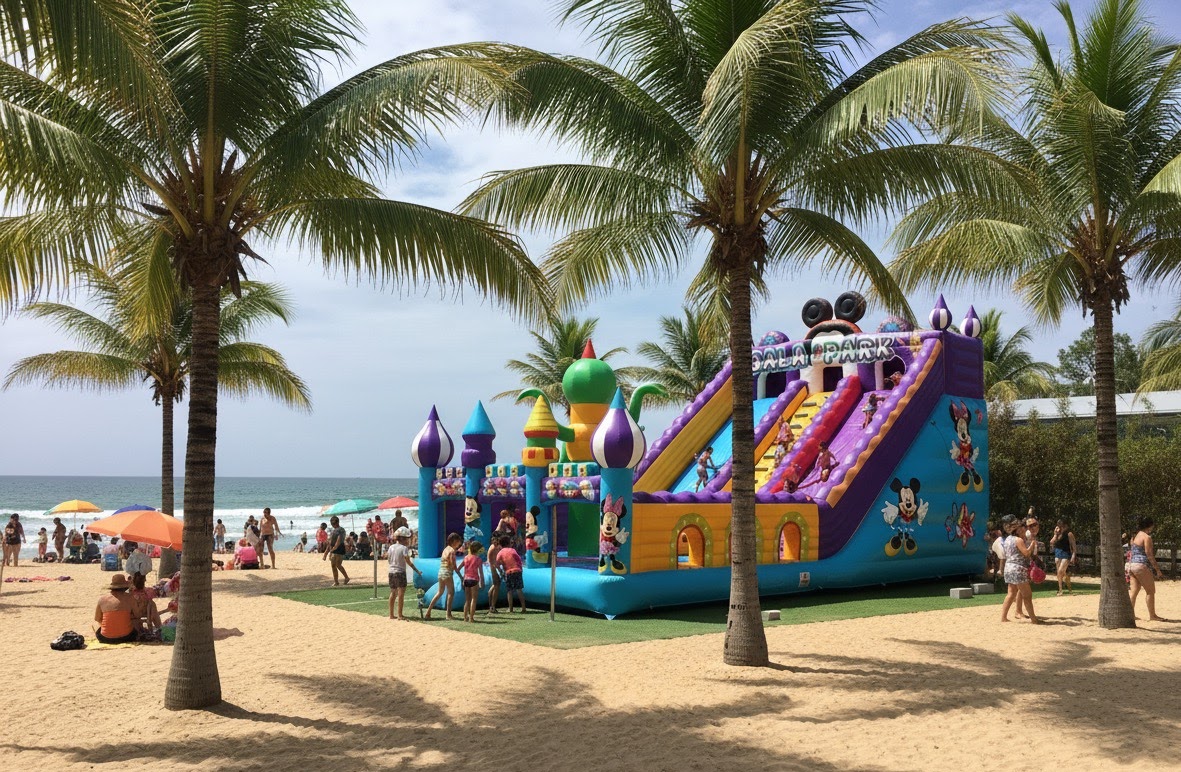 12x6 Şişme Maymunlu