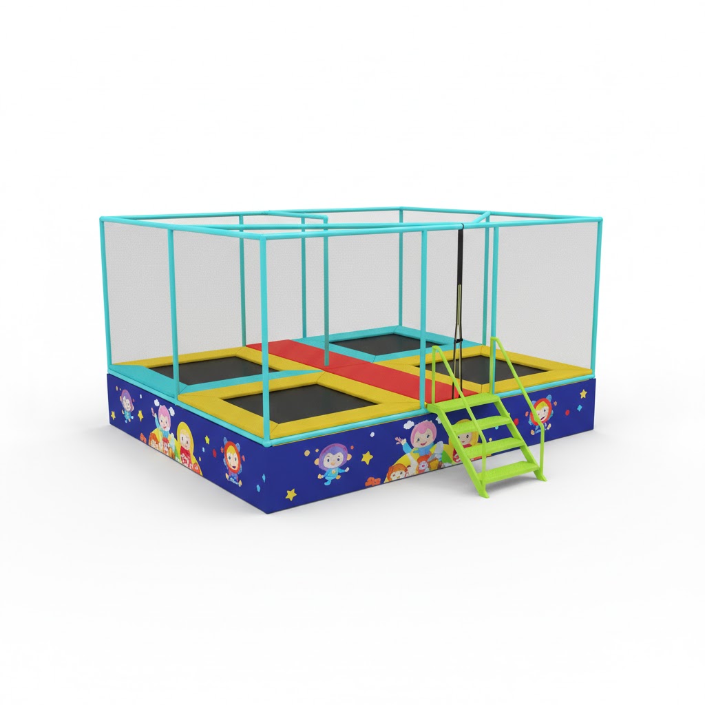 4-Unit Junior Trampoline