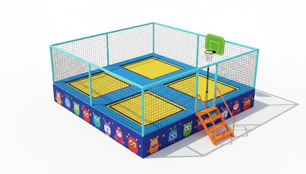 4-Unit Junior Trampoline