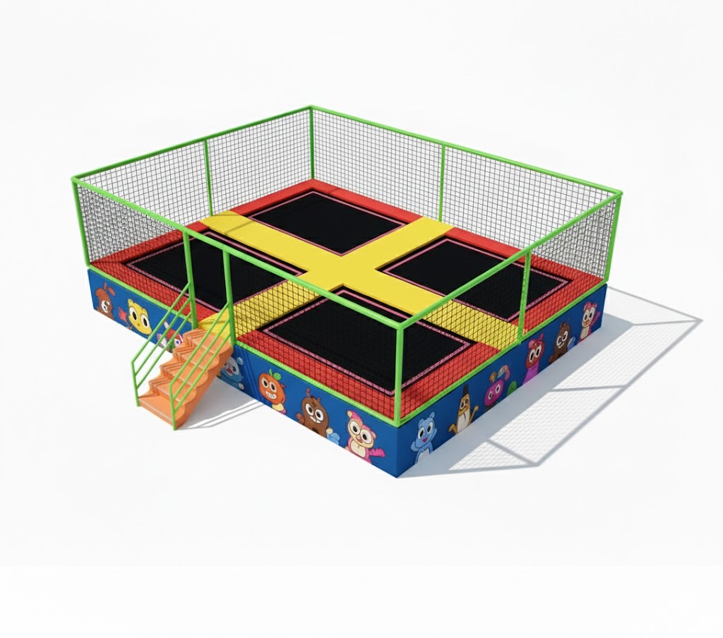 4-Unit Junior Trampoline