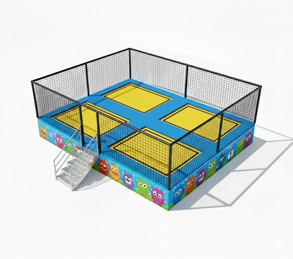 4-Unit Junior Trampoline