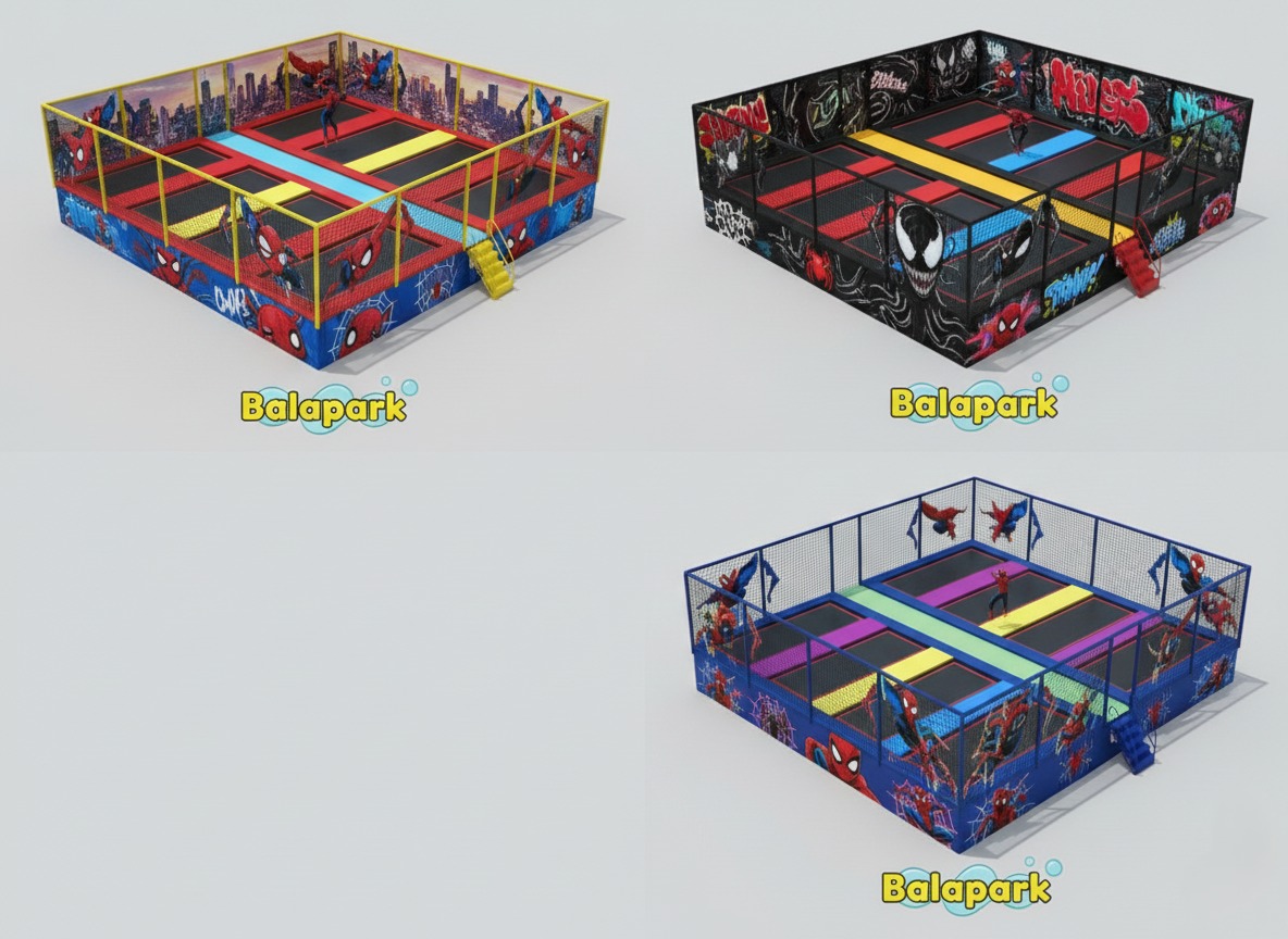 8-Unit Junior Trampoline