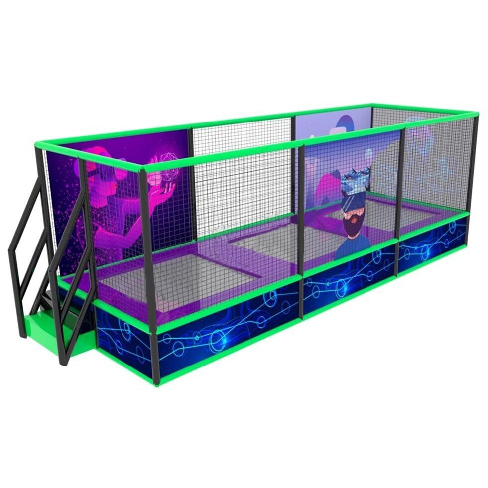 Olimpik Trambolin 3'lü | OlimpikTrambolin | Şişme Park Ürünleri | Balapark