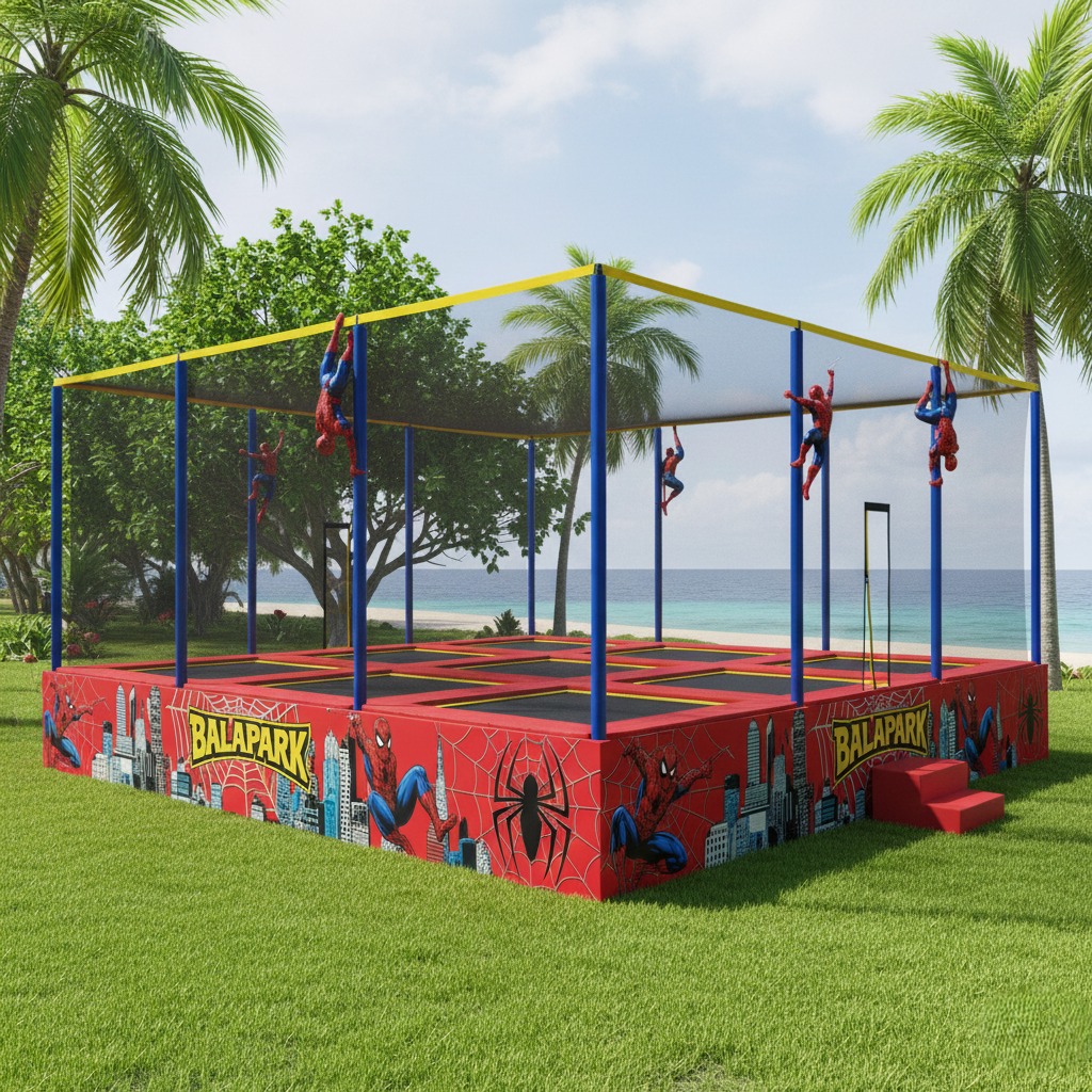 Olympischer Trampolinpark (10 Felder)