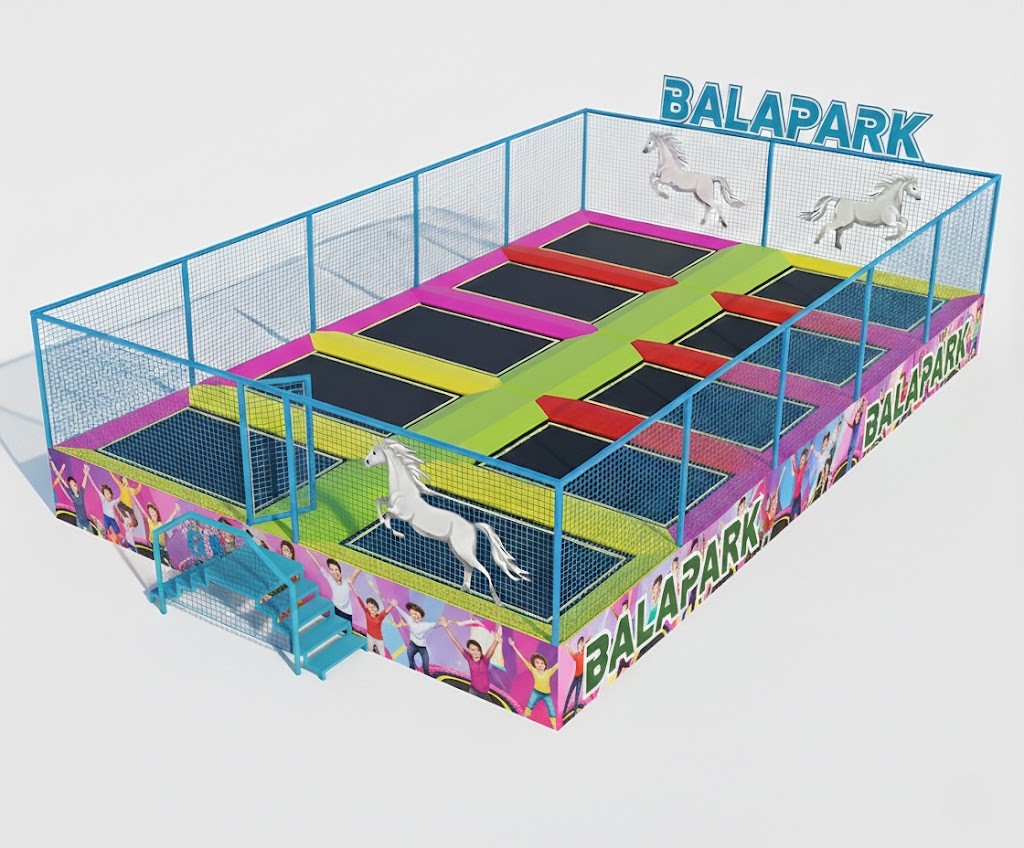 Olympischer Trampolinpark (10 Felder)