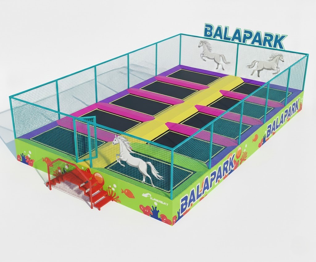 Olympischer Trampolinpark (10 Felder)