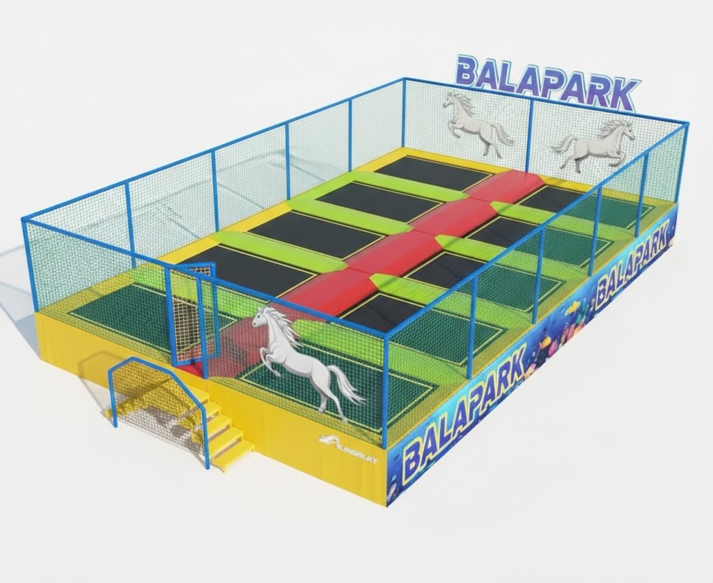 Olympischer Trampolinpark (10 Felder)