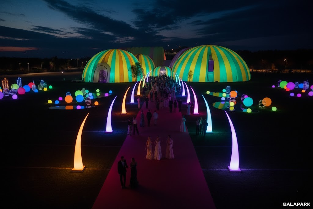 Надувной световой шатёр для мероприятий