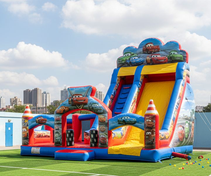 Şişme piramit kaydırak