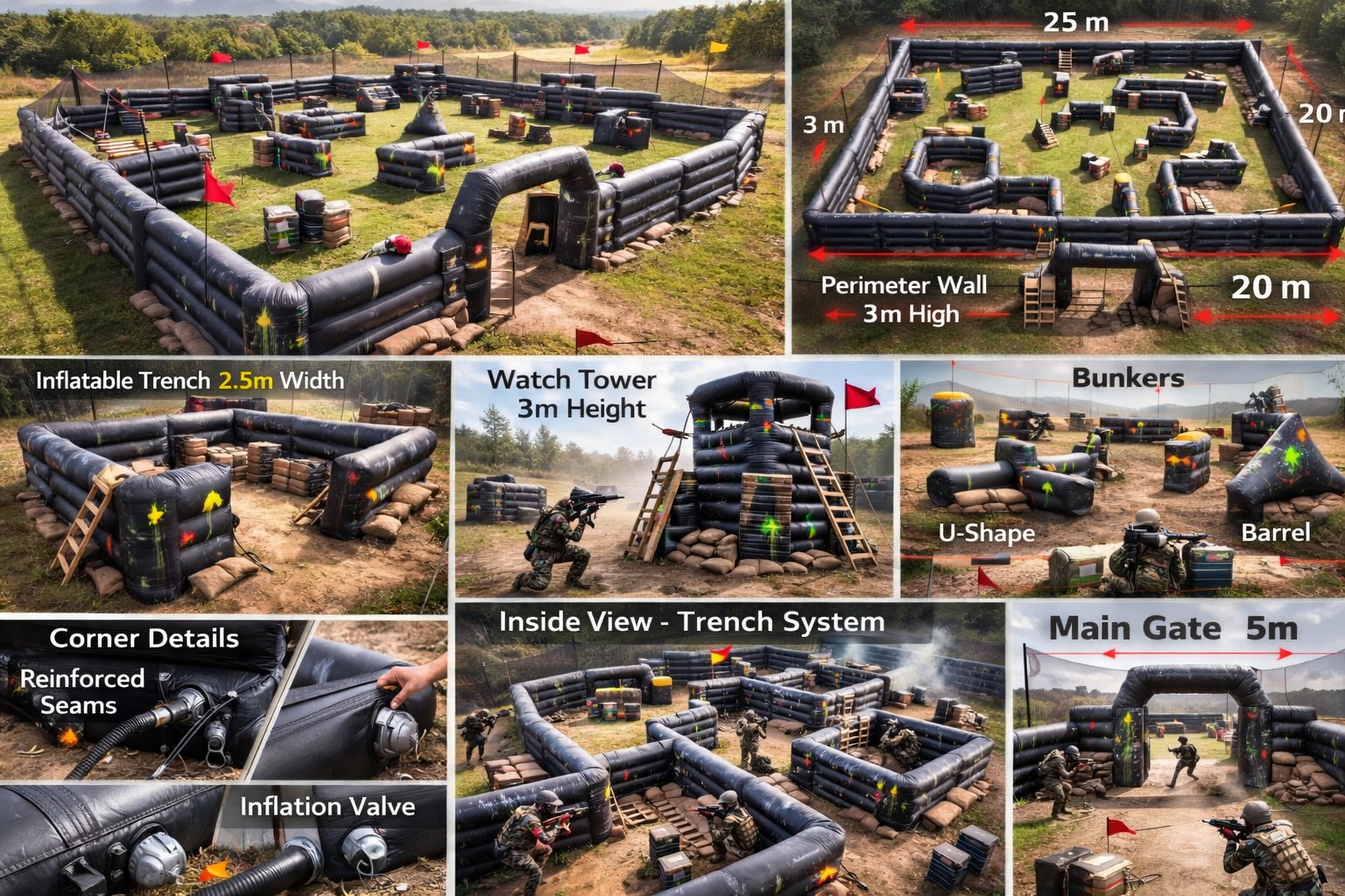 Şişme Siper İmalatı Ve Fiyatları | Şişme İnteraktif Oyuncaklar | Şişme Park Ürünleri | Balapark