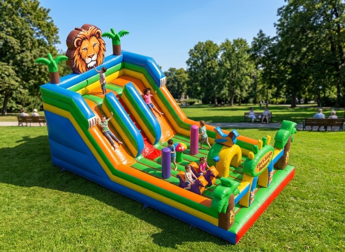 Şişme Aslan Park İmalatı Ve fiyatları | Şişme Oyun Parkı Orta | Şişme Park Ürünleri | Balapark