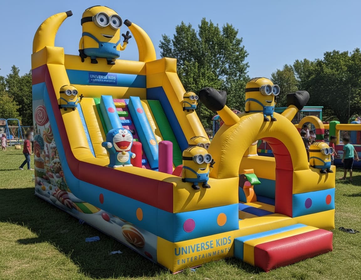 Minyon Temalı Şişme Oyun Parkı