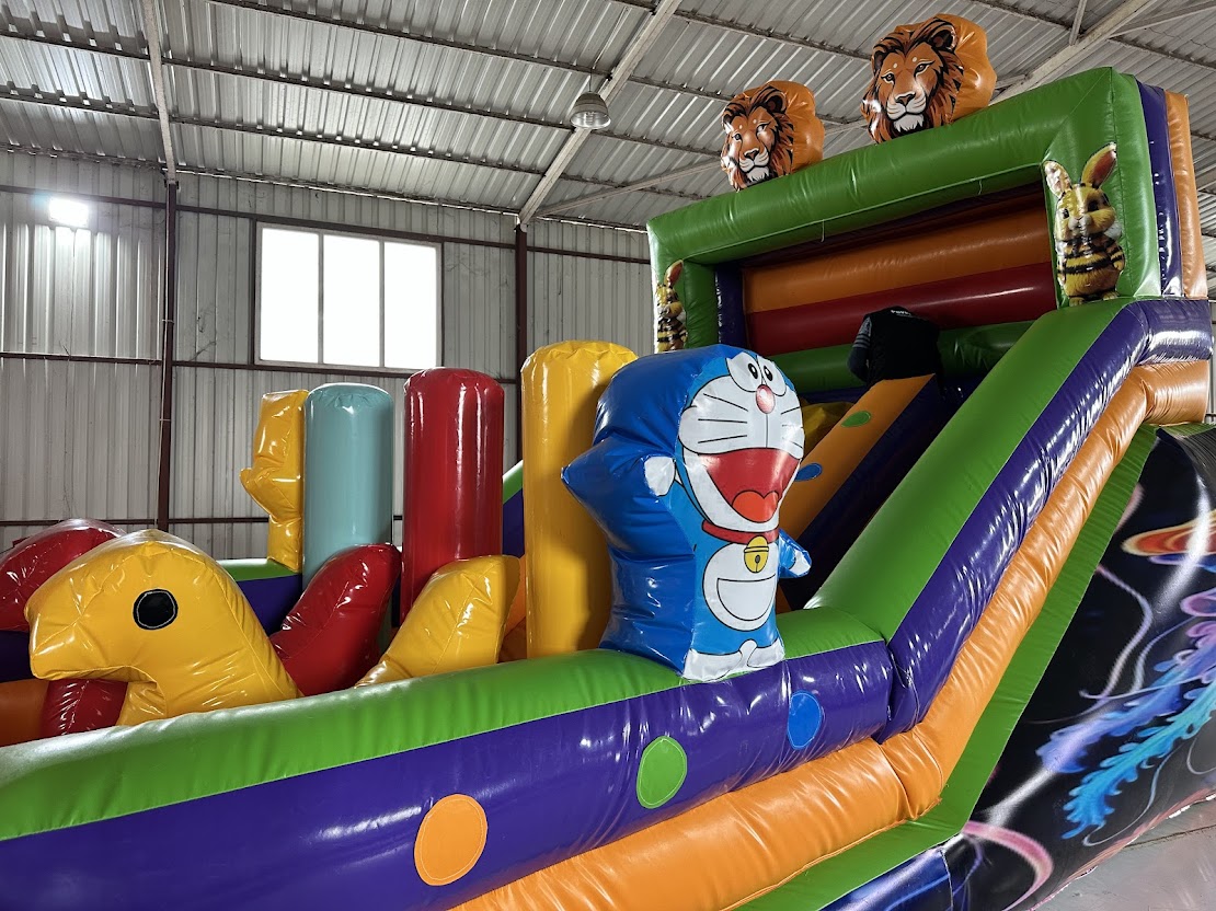 Şişme Mini Zurafa Oyun Parkı 6x2,3x4