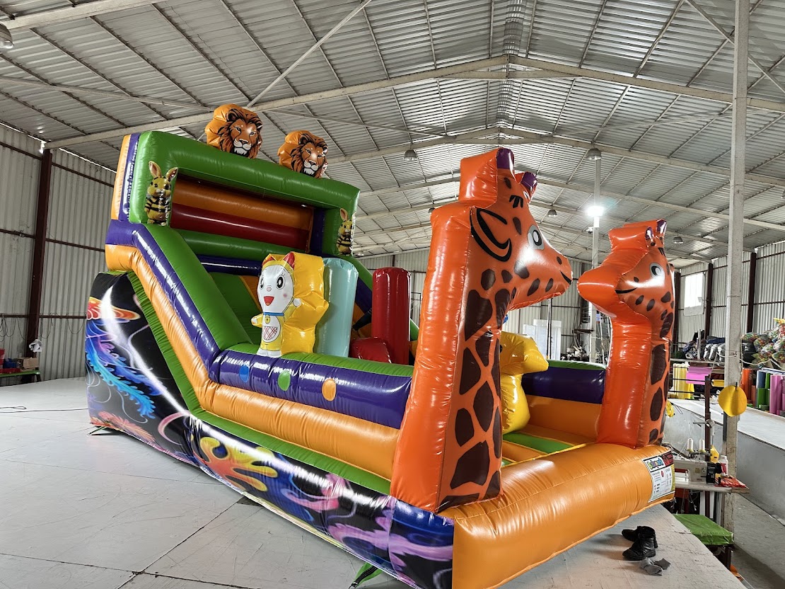 Şişme Mini Zurafa Oyun Parkı 6x2,3x4