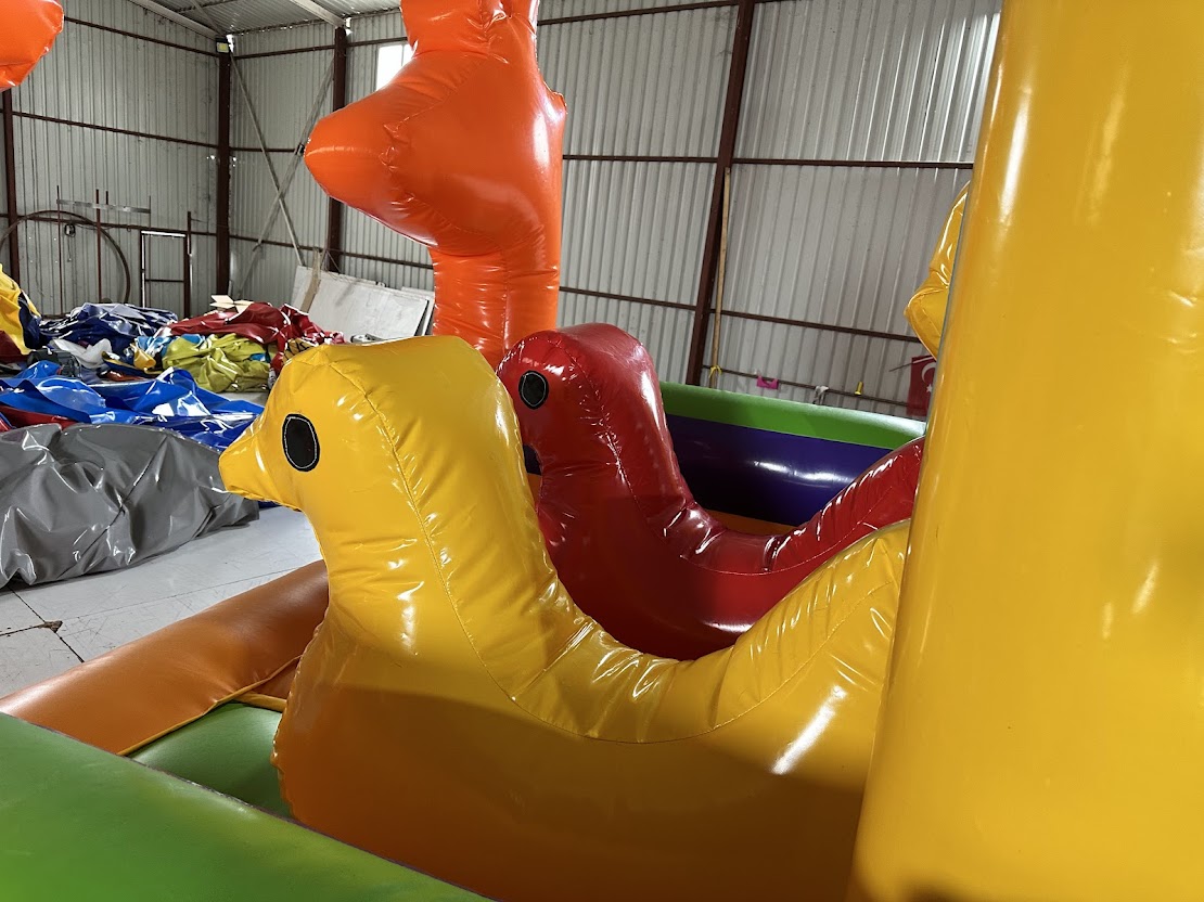 Şişme Mini Zurafa Oyun Parkı 6x2,3x4