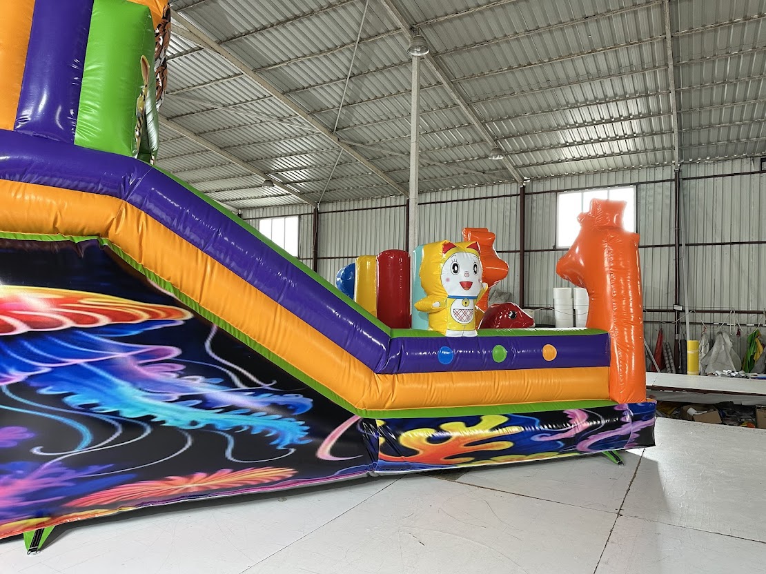 Şişme Mini Zurafa Oyun Parkı 6x2,3x4