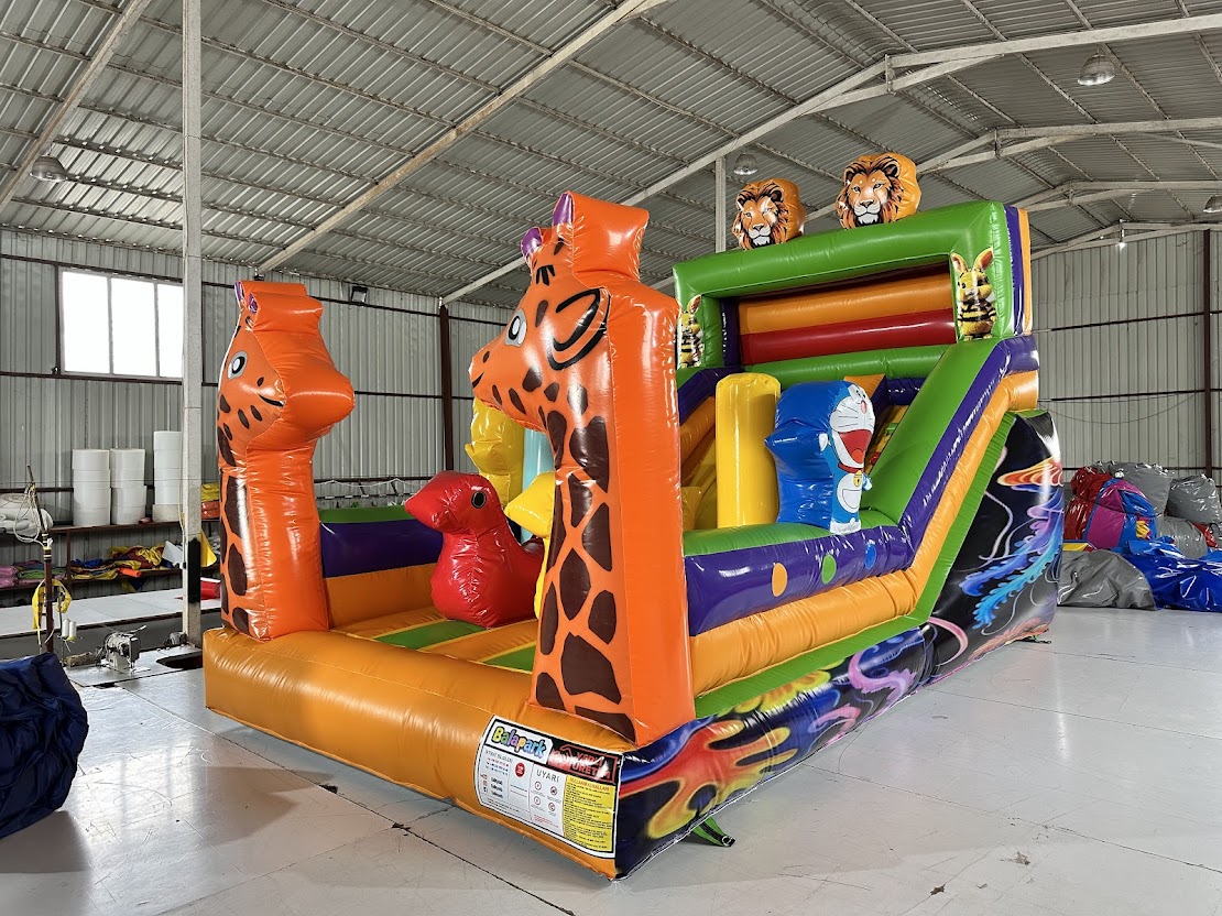 Şişme Mini Zurafa Oyun Parkı 6x2,3x4