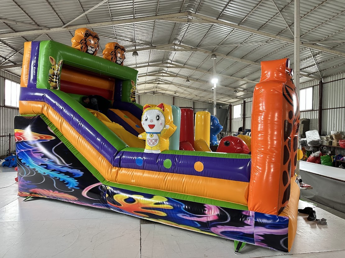 Şişme Mini Zurafa Oyun Parkı 6x2,3x4