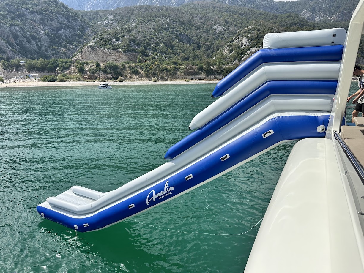 Şişme Yat Kaydırağı İmalatı | Şişme Su Oyun Parkı | Şişme Park Ürünleri | Balapark